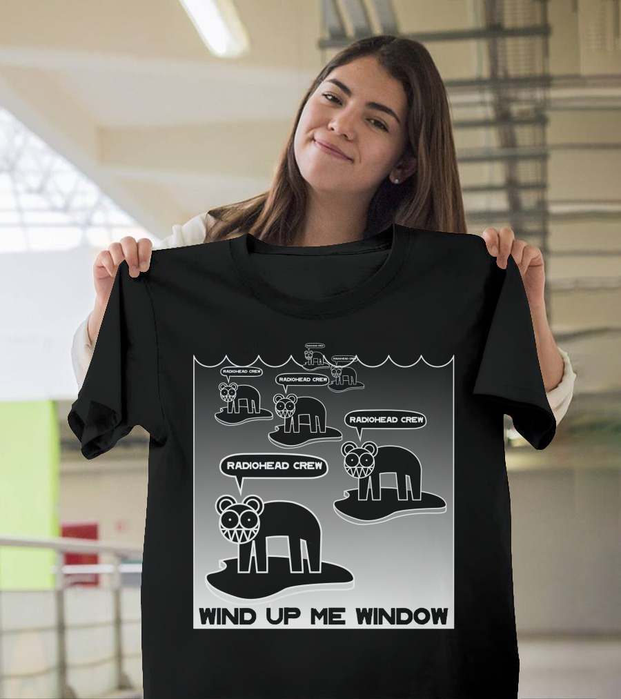 Radiohead Crew Wind Up ME Window T-Shirt