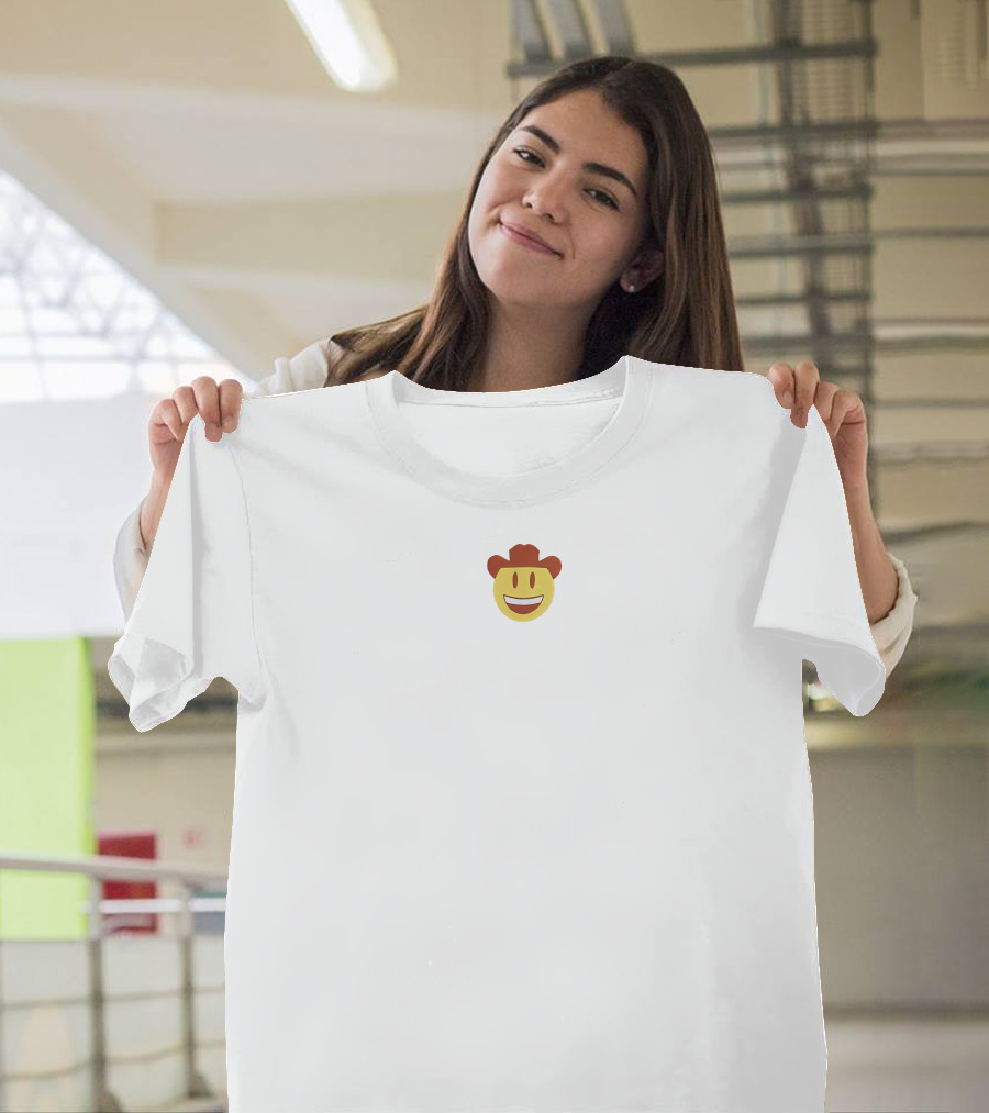 Antonio Garza Cowboy Emoji Face Merch T-Shirt