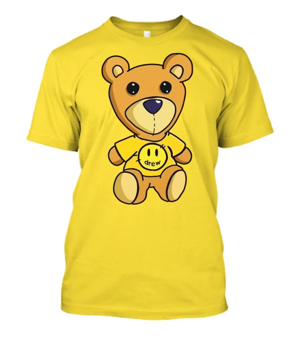 Drew House Teddy Bear Yellow Turtleneck T-Shirt