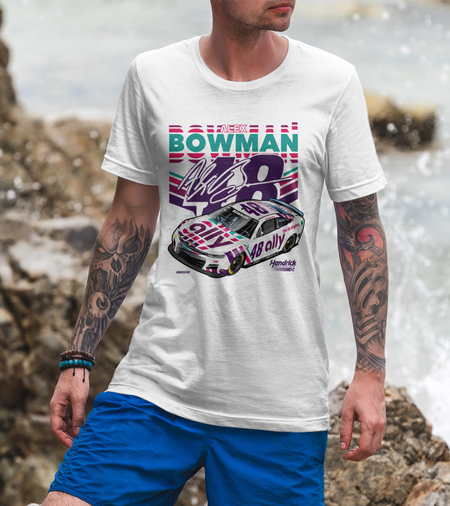 Alex Bowman 48 Ally NASCAR Hendrick Motorsports T-Shirt