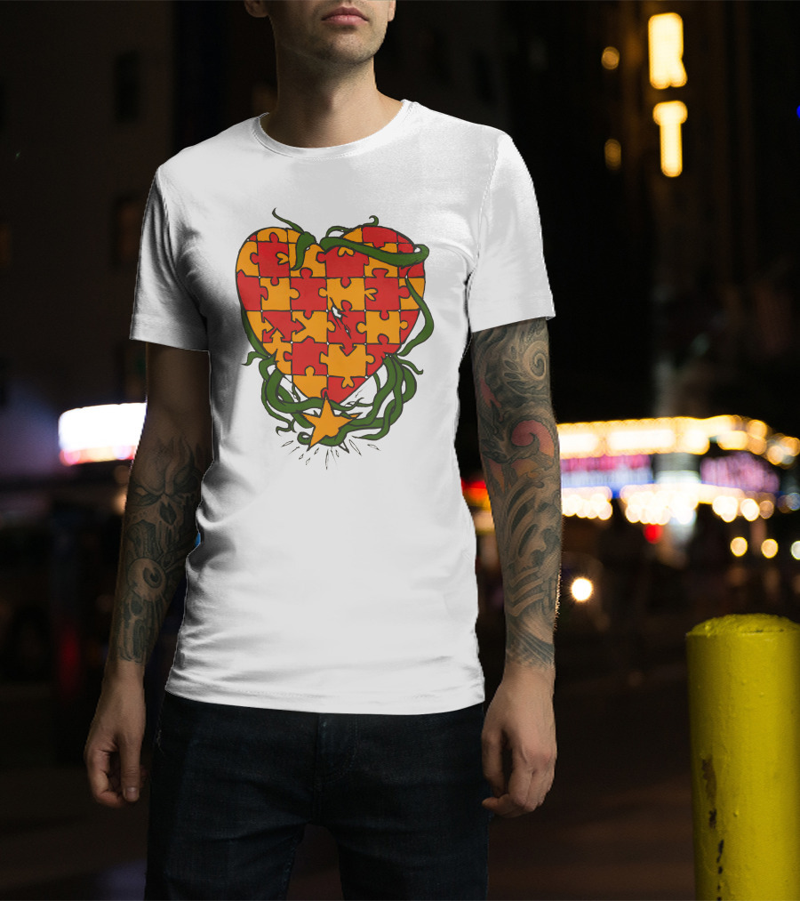 Gallery Dept Heart Puzzle And Vine T-Shirt