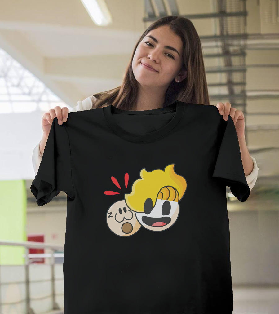 Haminations Animated Faces with Yellow Hair and Expressions T-Shirt