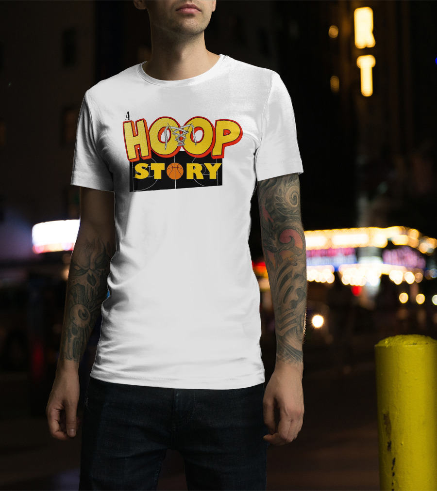 A Hoop Story Basketball Court T-Shirt