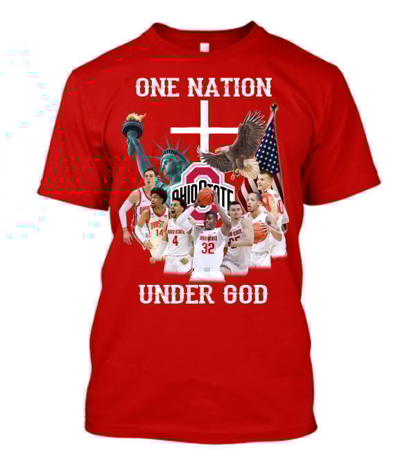 Ohio State Basketball One Nation Under God T-Shirt