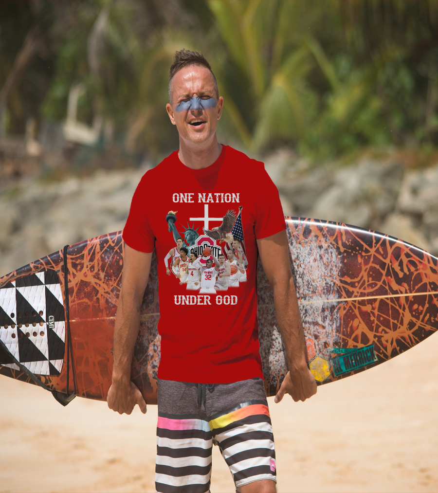 Ohio State Basketball One Nation Under God T-Shirt