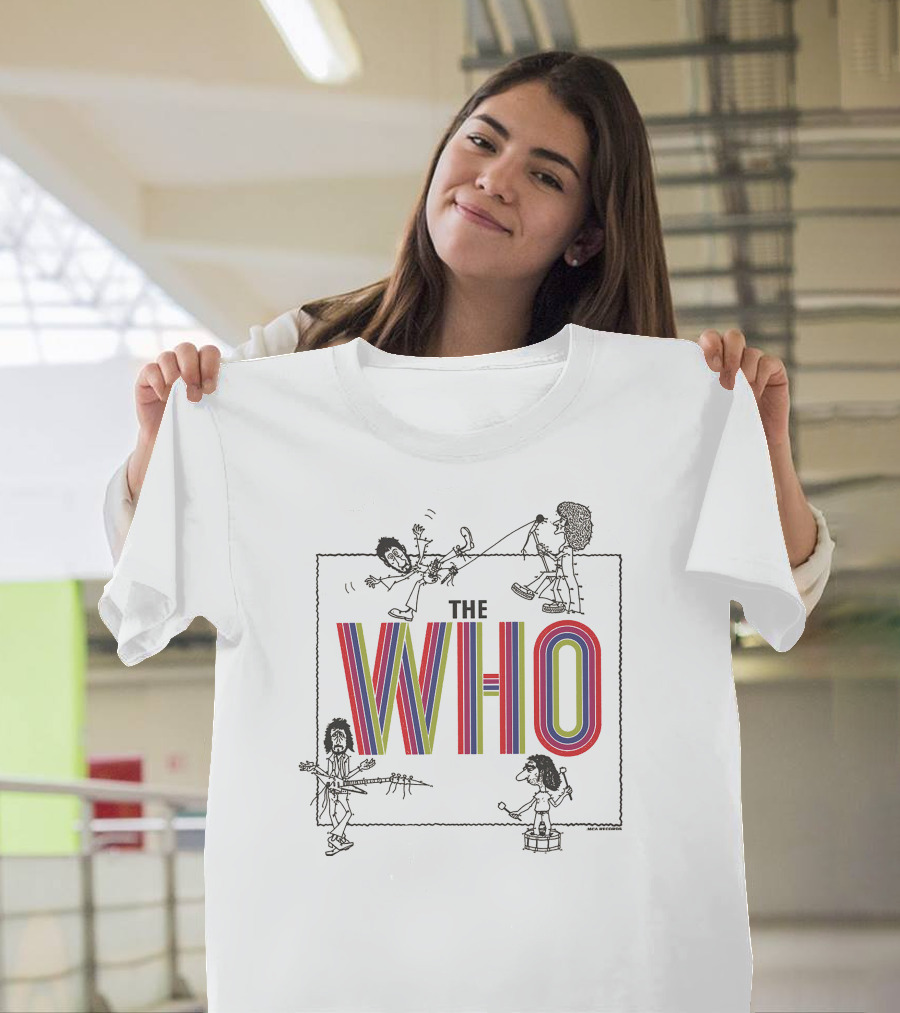 BNTW140707BN The Who Cartoon Band Members T-Shirt