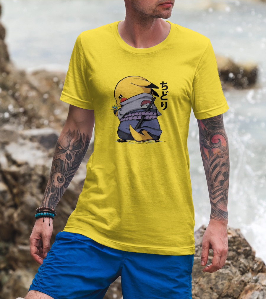 Pika Chidori Ninja Mashup For Fans T-Shirt