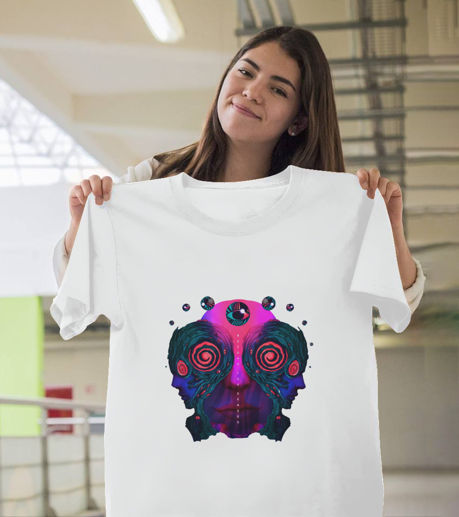 Rezz Beyond The Senses Psychedelic Faces T-Shirt