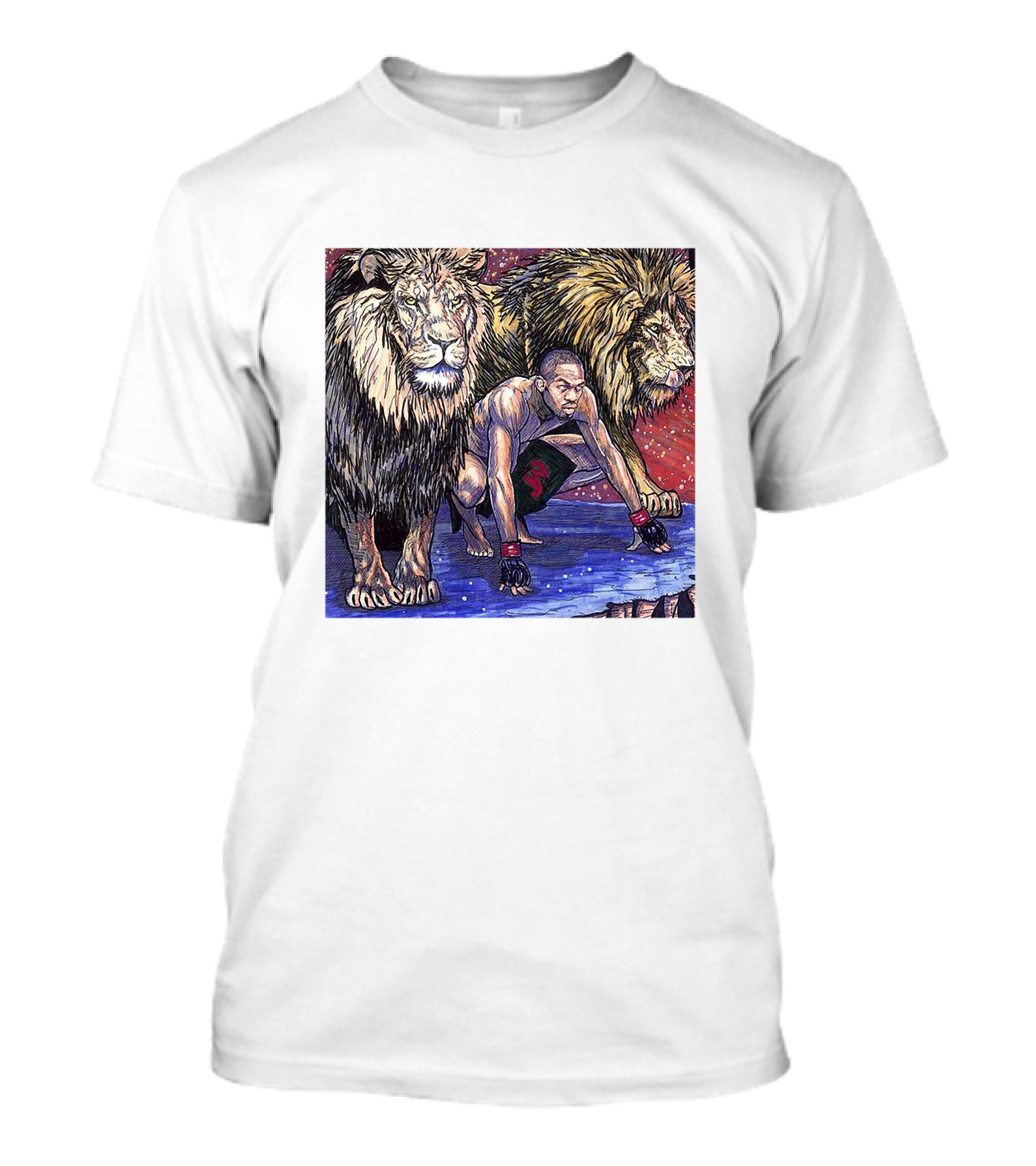 Jon Jones UFC Fighter Lion Pack Leader T-Shirt