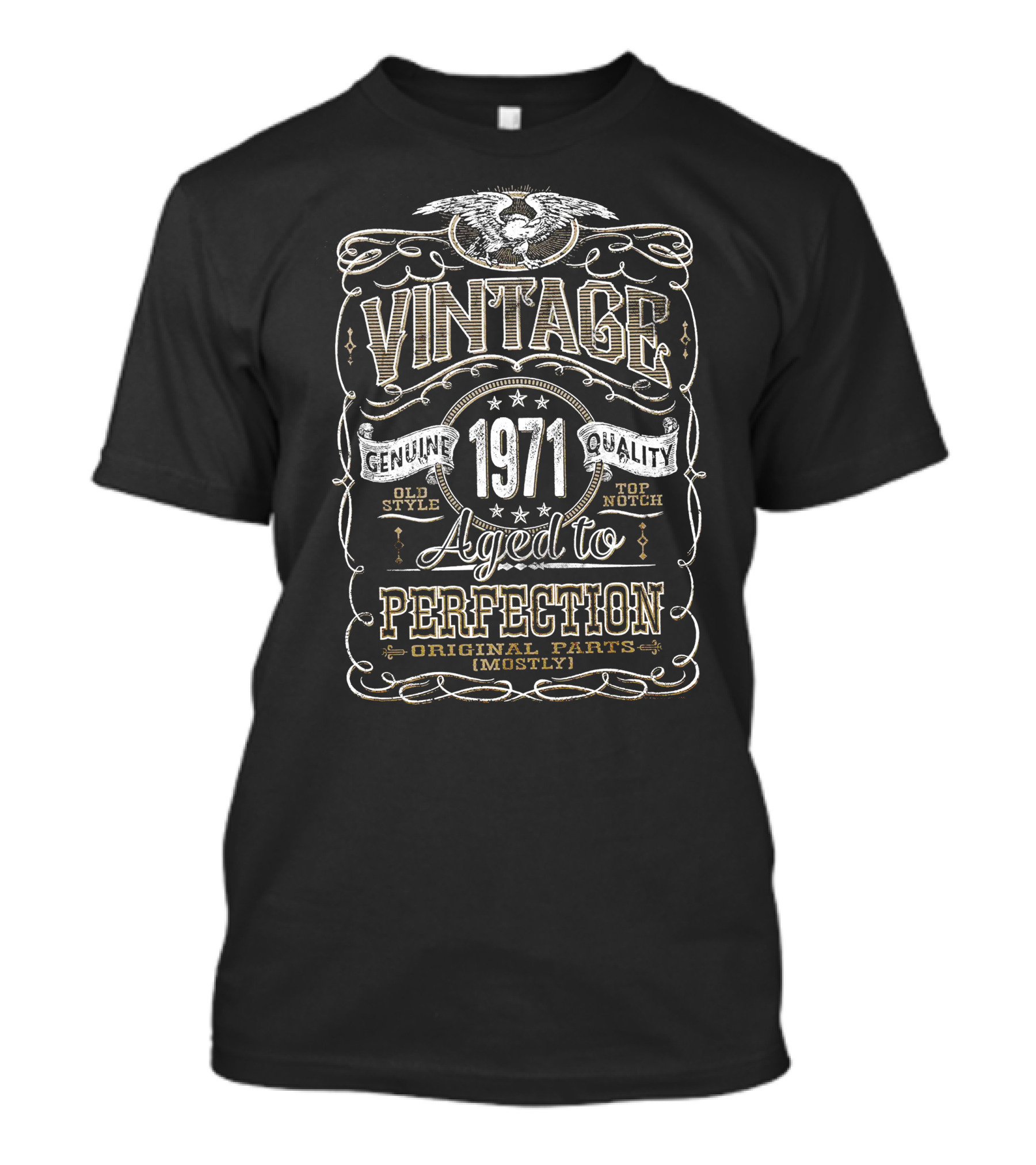 Vintage 1971 Genuine Quality Aged To Perfection T-Shirt