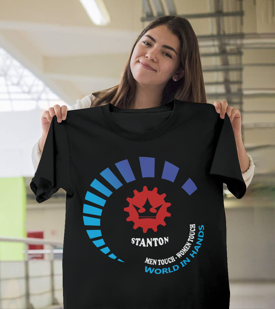 STANTON Men Touch Women Touch World In Hands T-Shirt