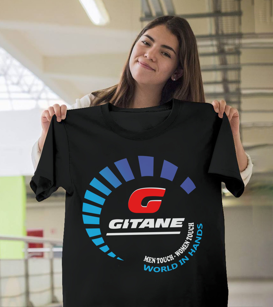 GITANE Men Touch Women Touch World In Hands T-Shirt