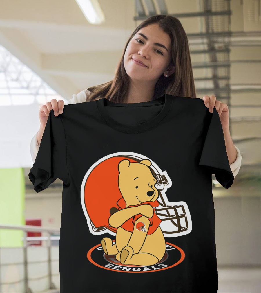 Pooh Browns Cincinnati Bengals T-Shirt
