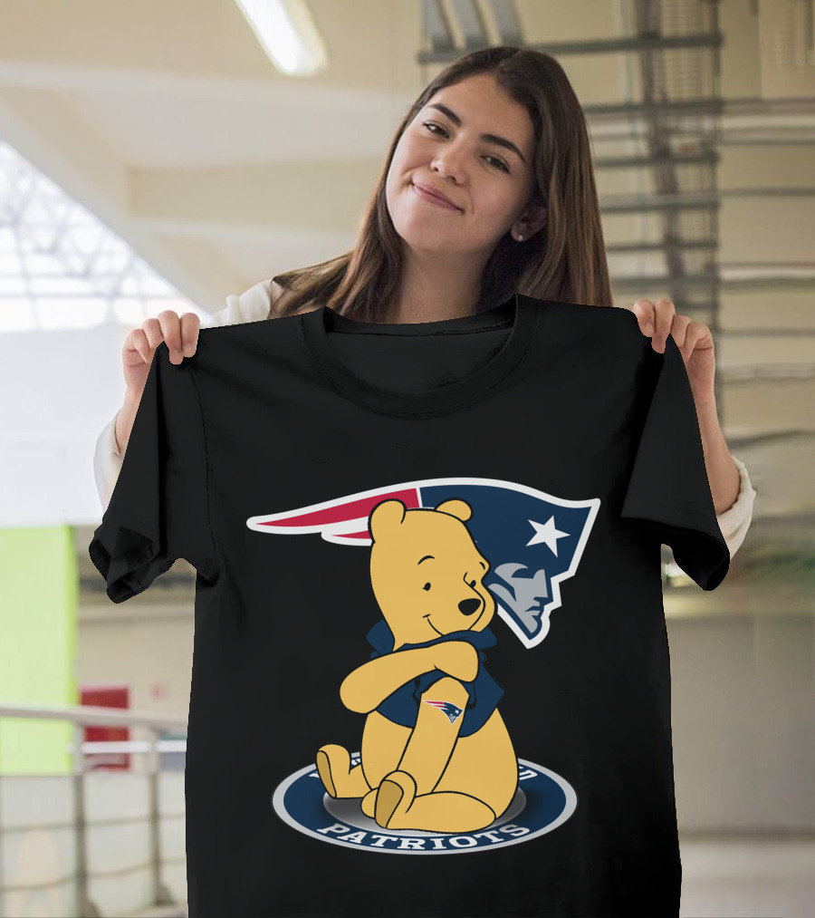 Pooh Patriots New England Crossover T-Shirt