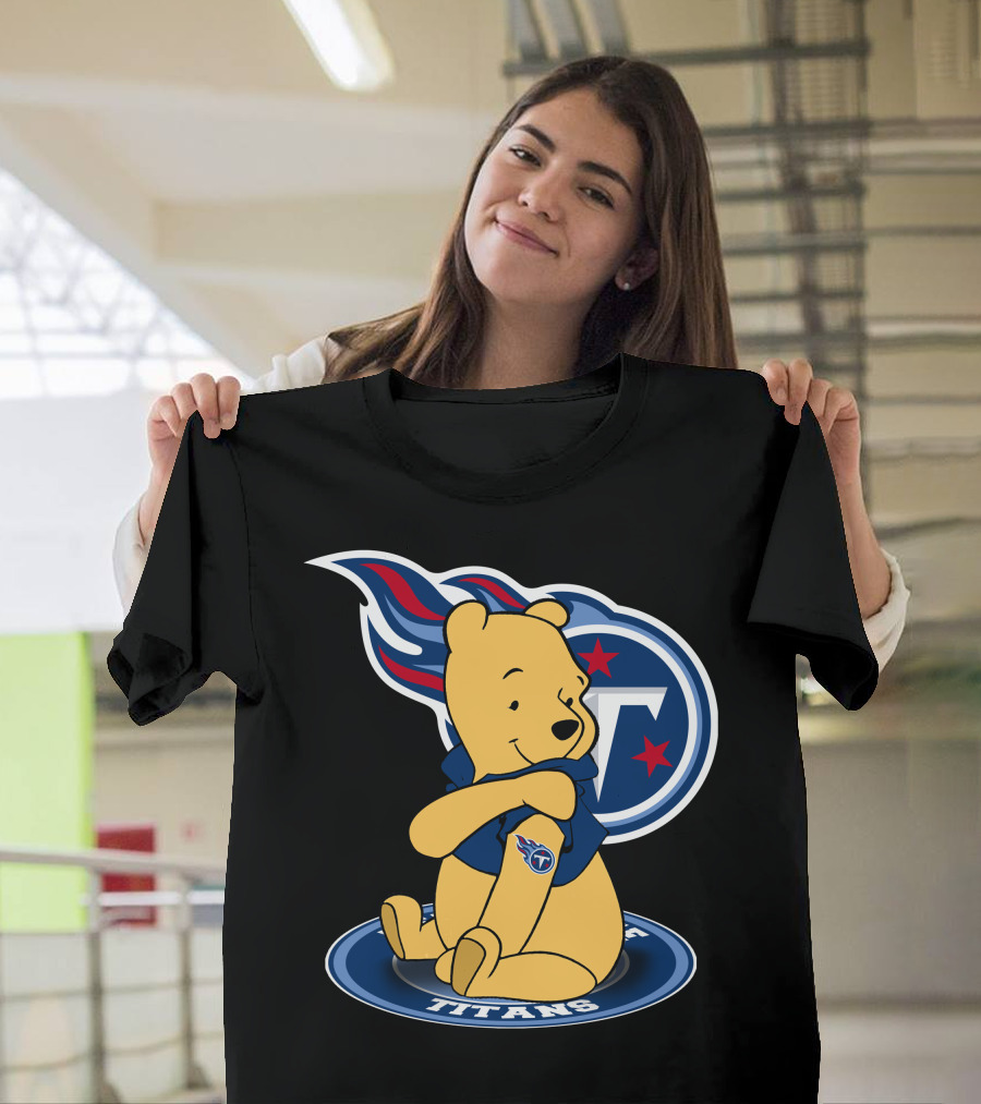 Tennessee Titans Pooh Bear Fan Crossover T-Shirt