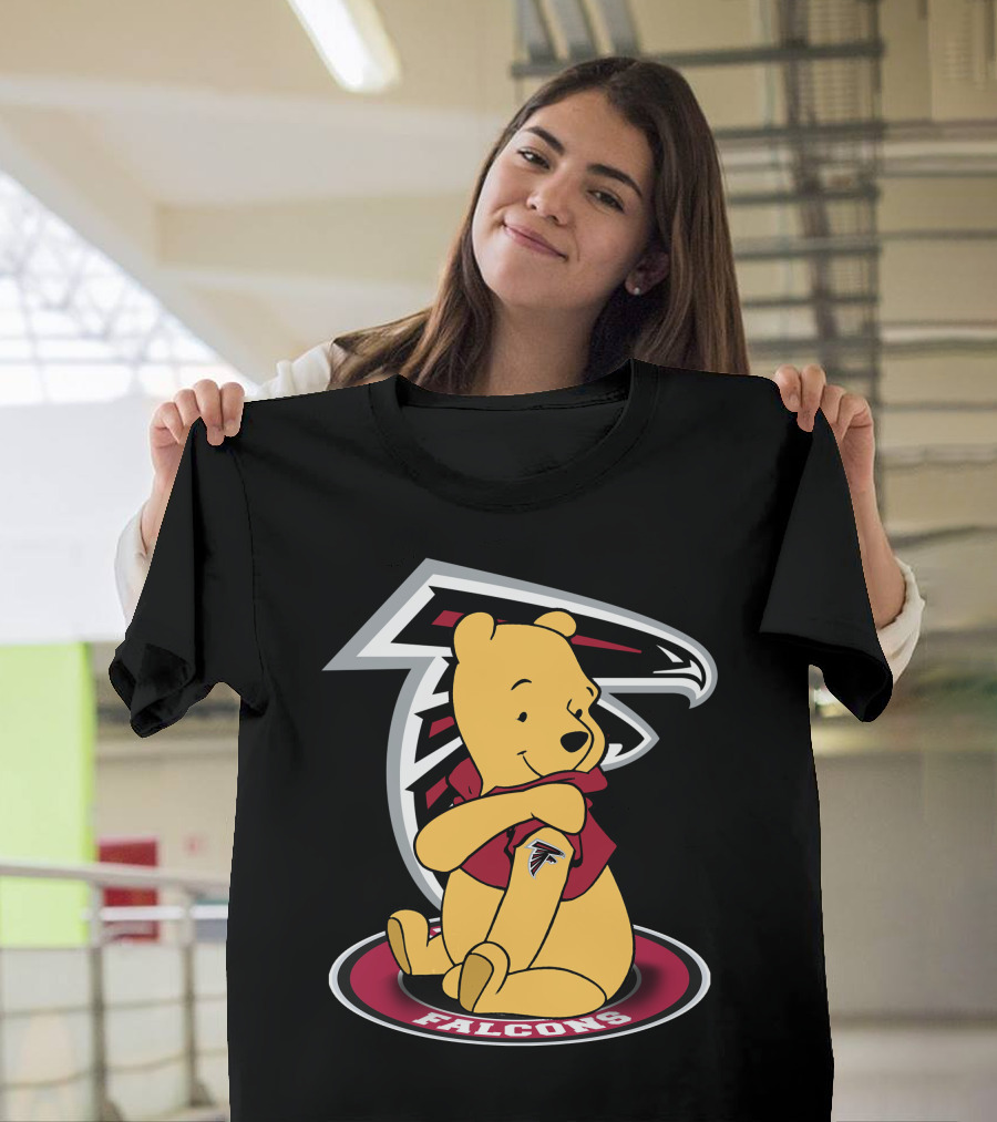 Winnie the Pooh Atlanta Falcons Crossover Fan T-Shirt