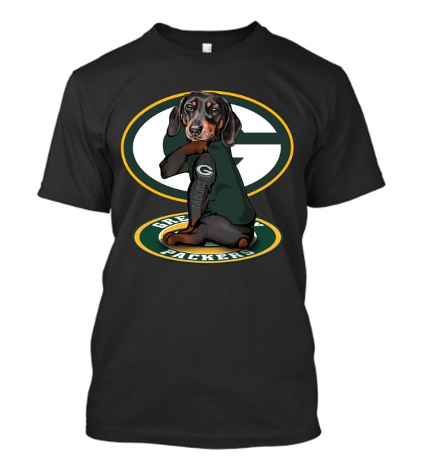 Green Bay Packers Dachshund Fan T-Shirt