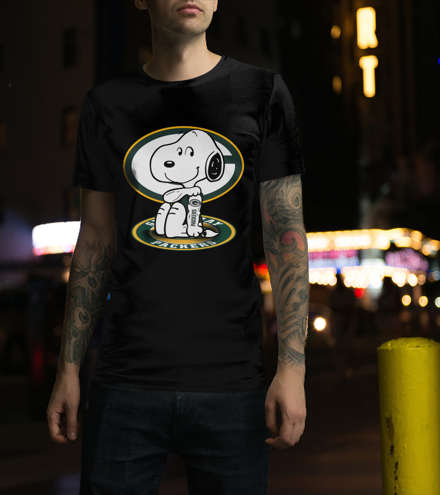 Snoopy Green Bay Packers T-Shirt