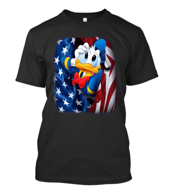 Donald Fourth Of July American Flag T-Shirt