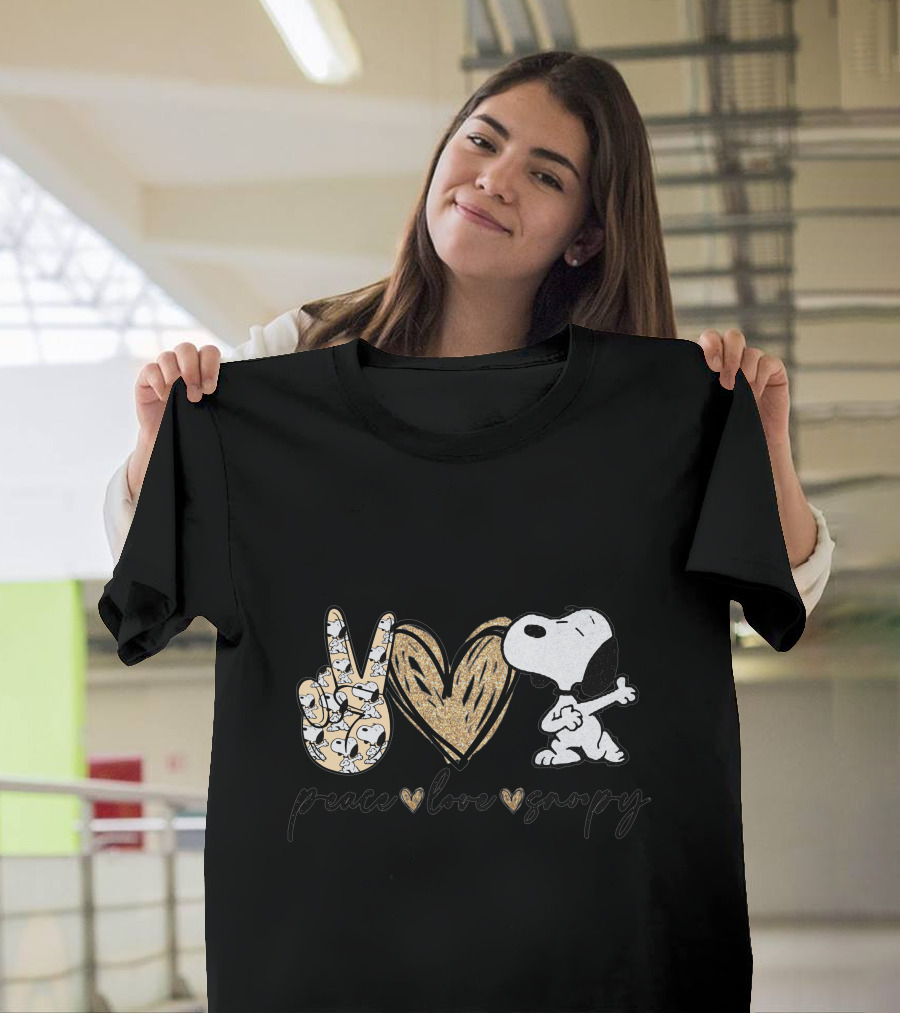 Peace Love Snoopy T-Shirt