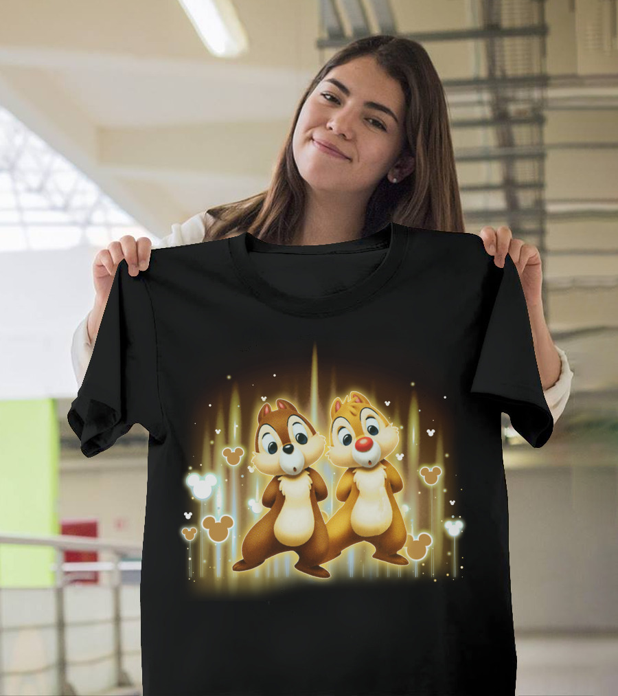 Chip And Dale Mickey Mouse Love T-Shirt
