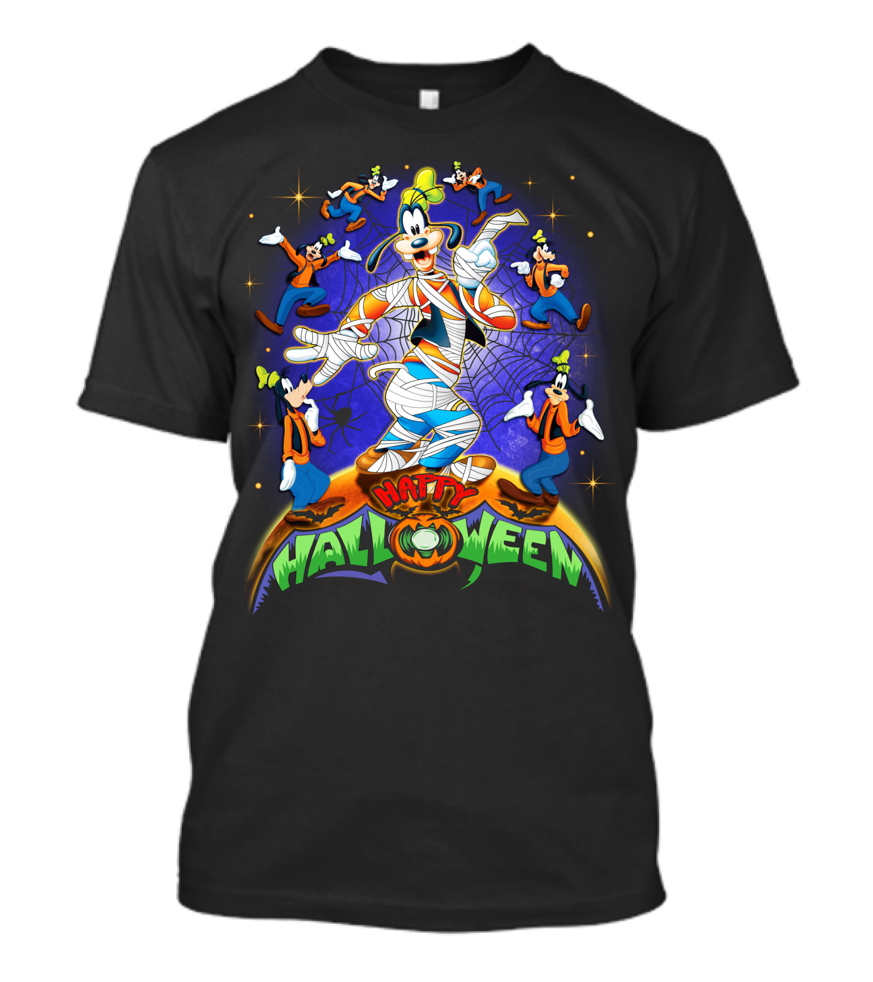 Goofy Mummy Happy Halloween Spooky Fun T-Shirt