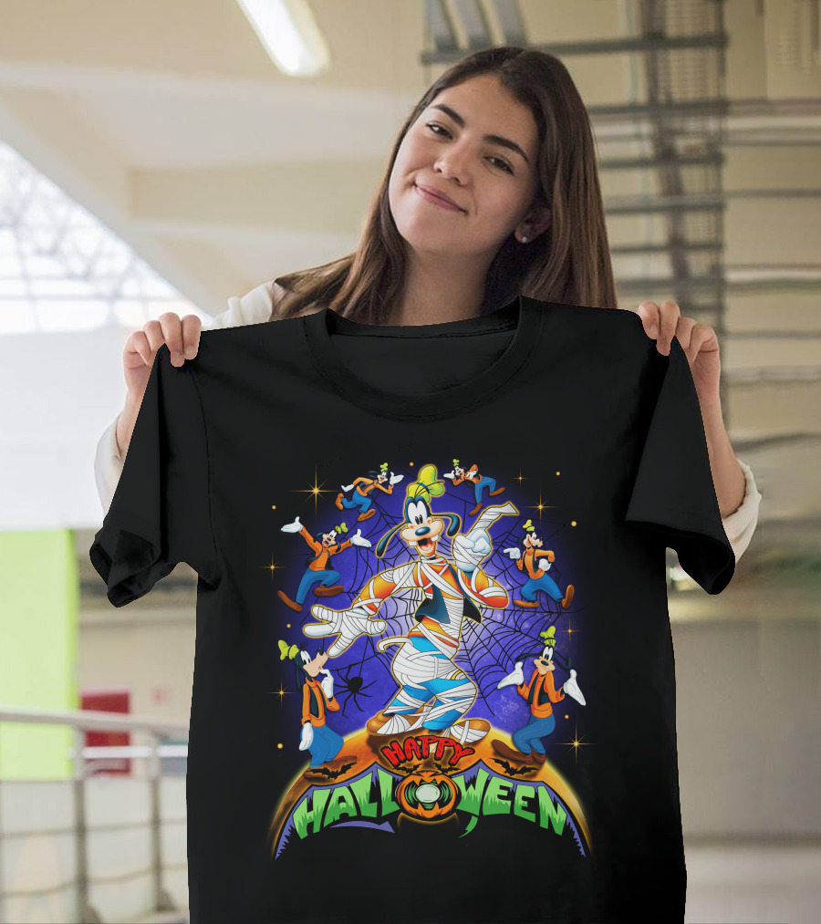 Goofy Mummy Happy Halloween Spooky Fun T-Shirt