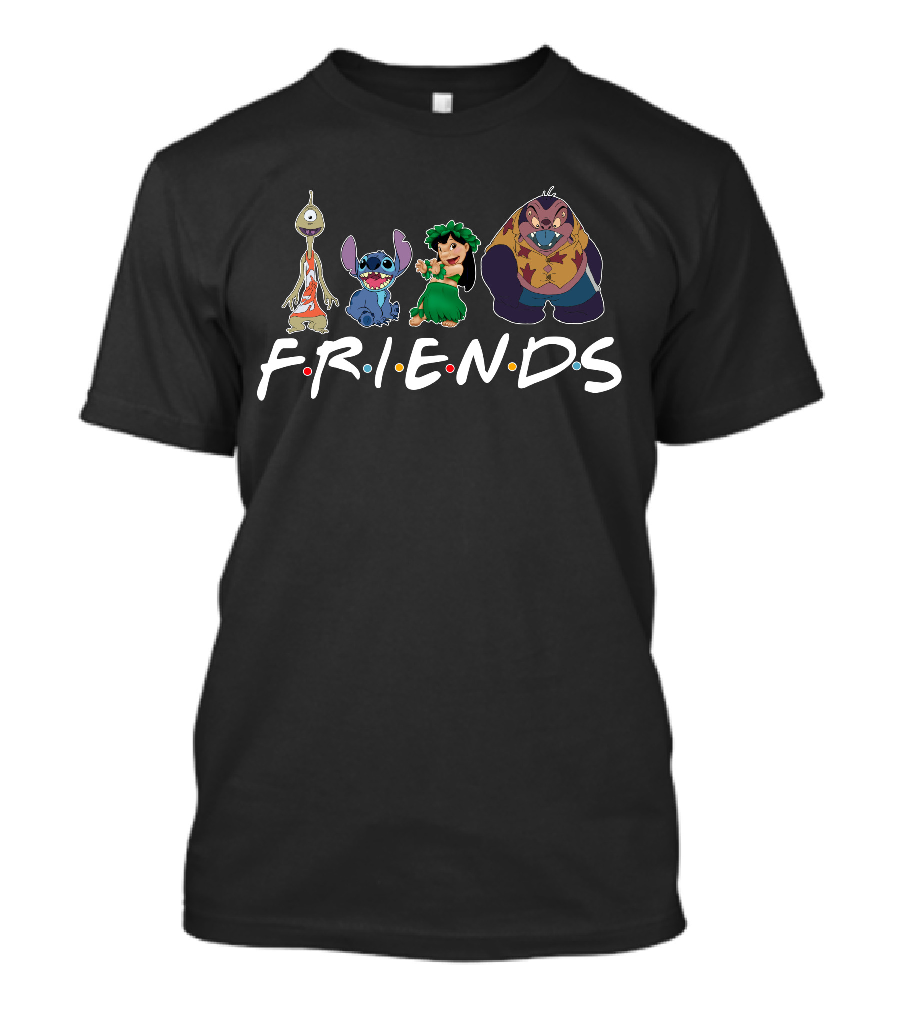 Stitch Friends Lilo Friends TV Show T-Shirt