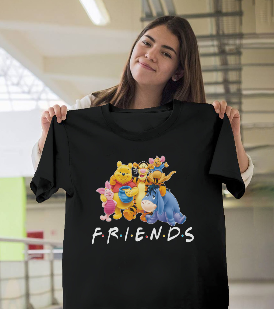 FRIENDS Winner The Pooh Characters With Classic T-Shirt