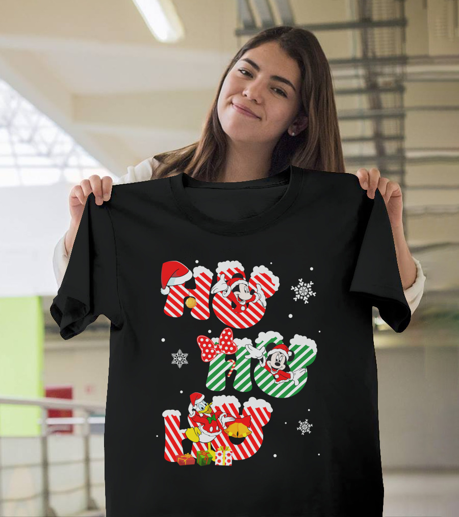 MK And DN Christmas Ho Ho Ho Holiday Fun T-Shirt