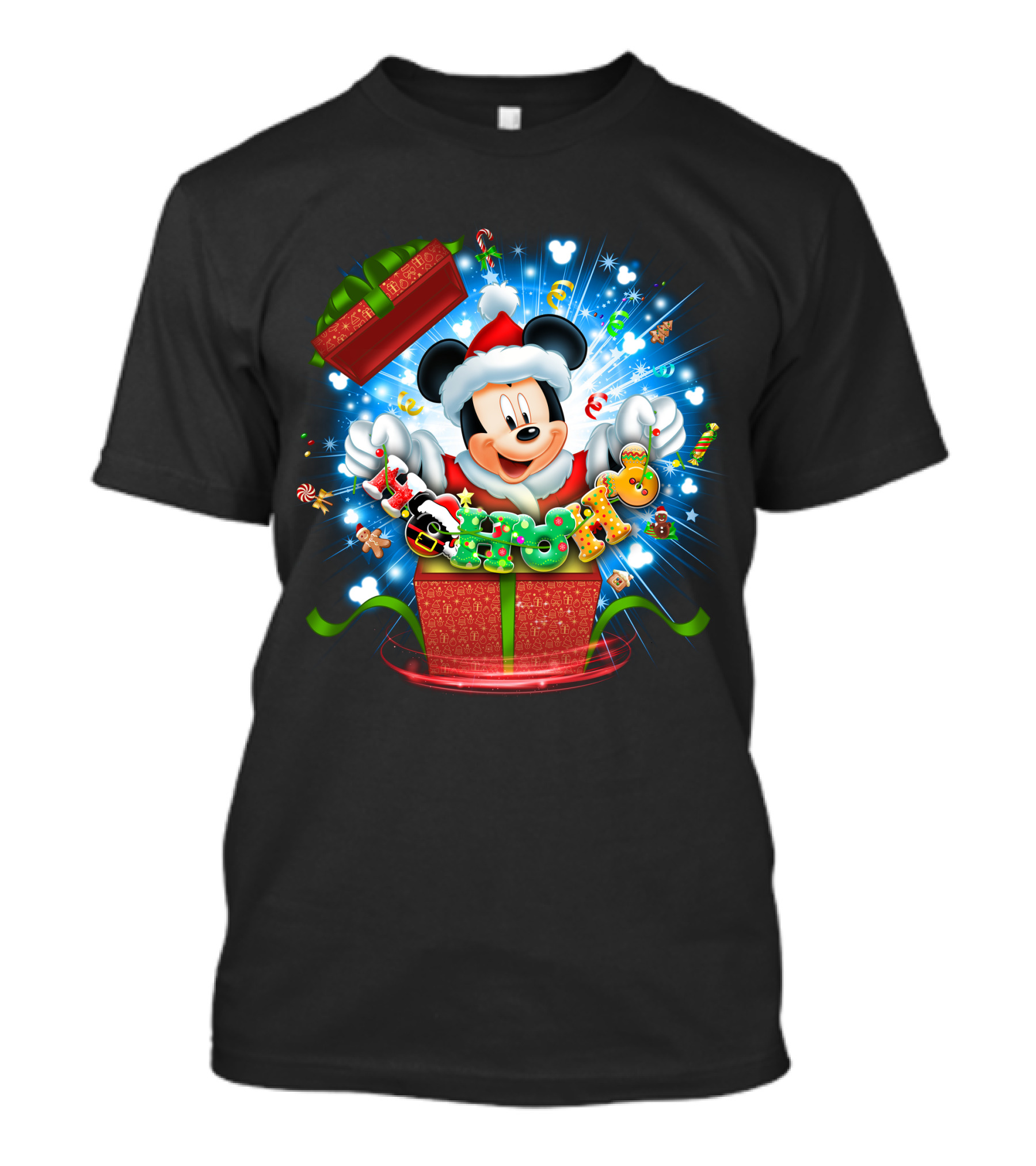 Mickey Christmas Magic Present Explosion T-Shirt