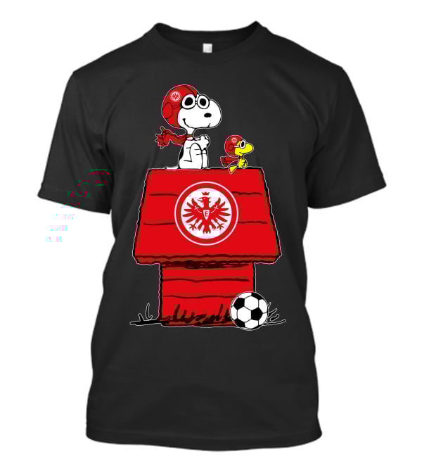 Eintracht Frankfurt Snoopy And Woodstock Football Fan T-Shirt