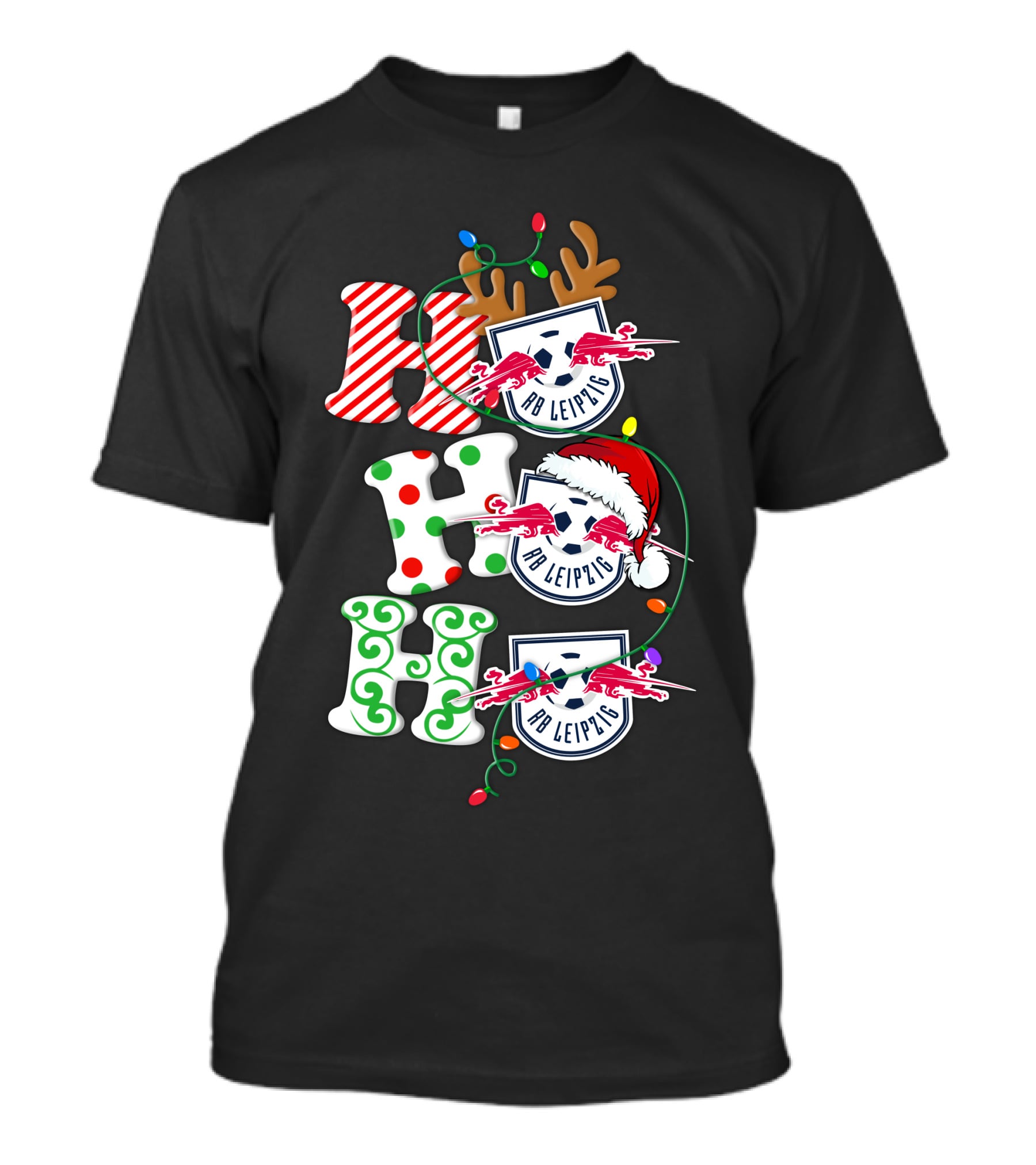RB Leipzig HoHoHo Christmas Holiday Soccer T-Shirt