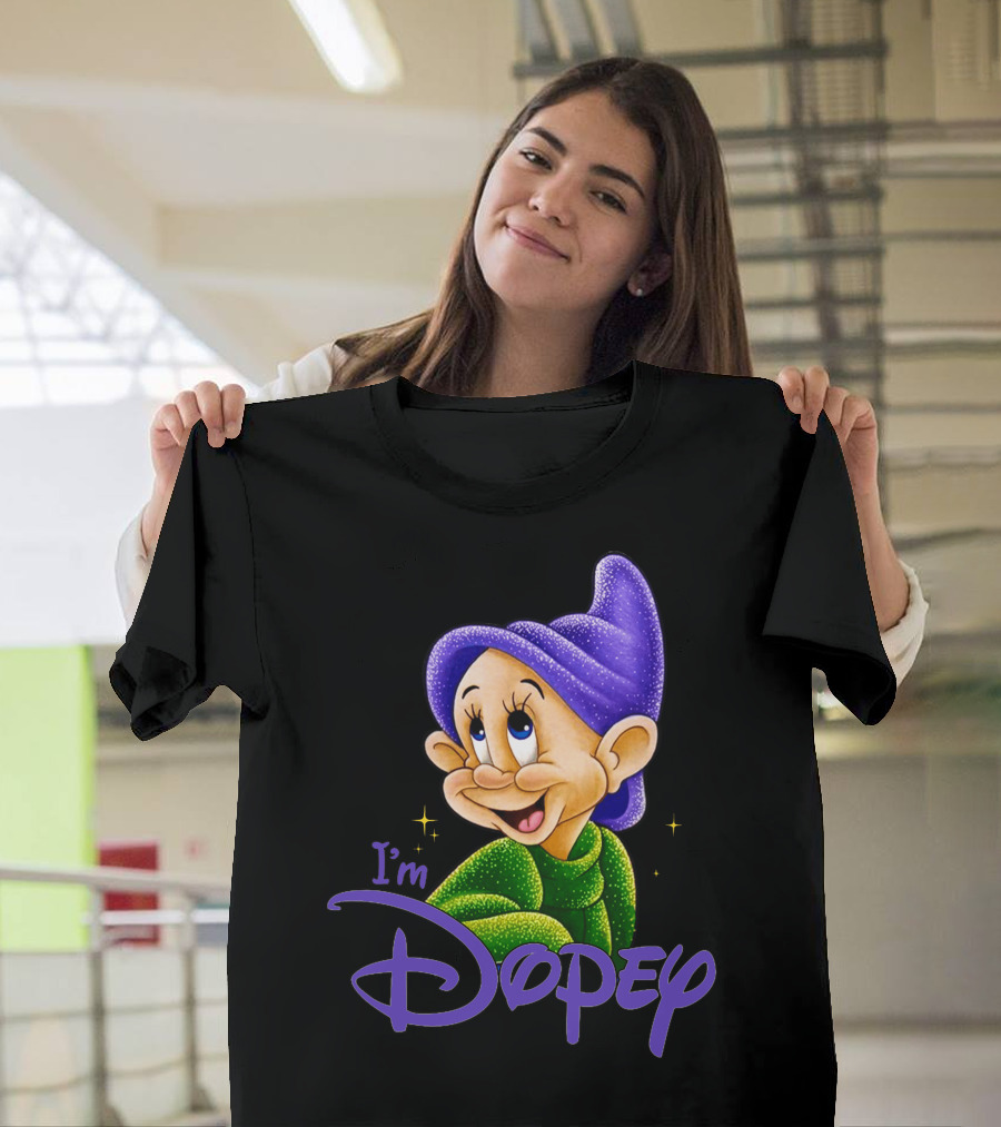 I'm Dopey Disney Character Sparkling T-Shirt