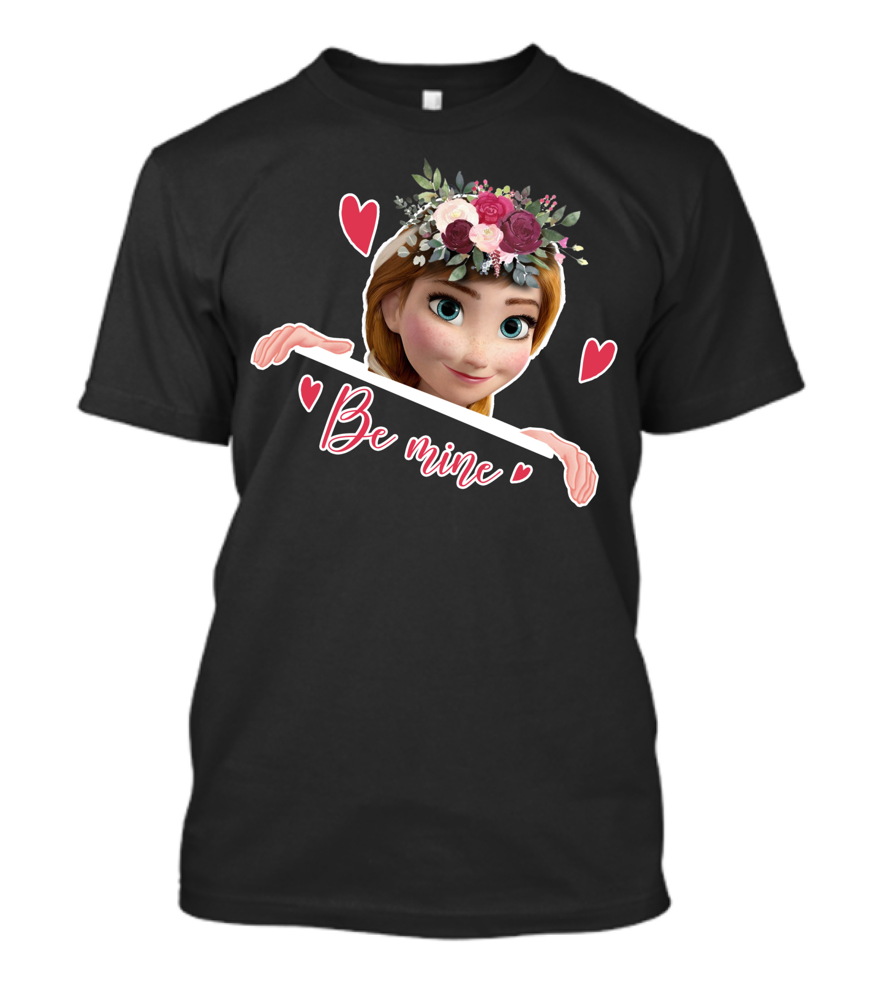 Be Mine Anna Floral Heart T-Shirt