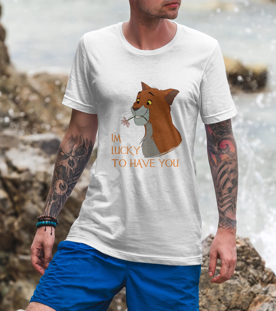 Thomas O'Malley Aristocats I'm Lucky To Have You T-Shirt