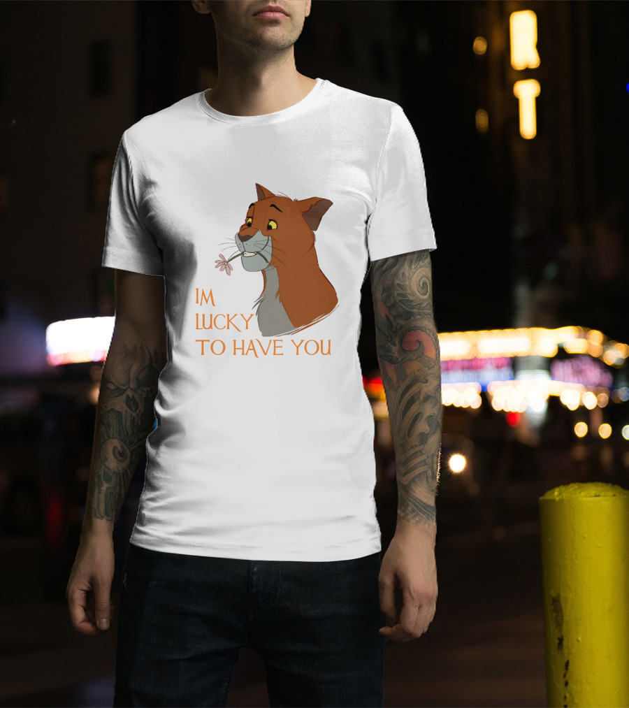 Thomas O'Malley Aristocats I'm Lucky To Have You T-Shirt