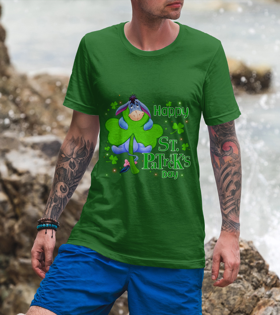 Happy Eeyore St. Patrick's Day T-Shirt