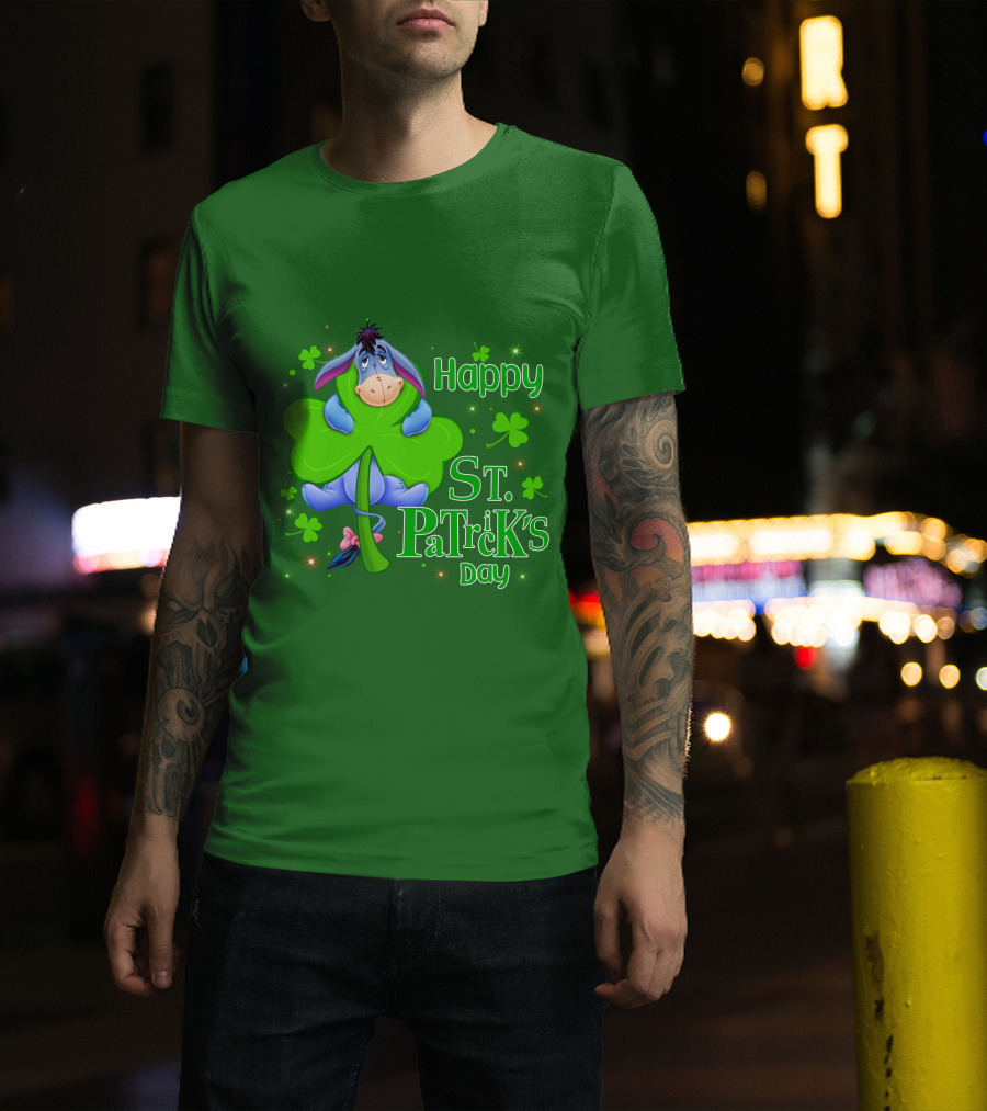 Happy Eeyore St. Patrick's Day T-Shirt