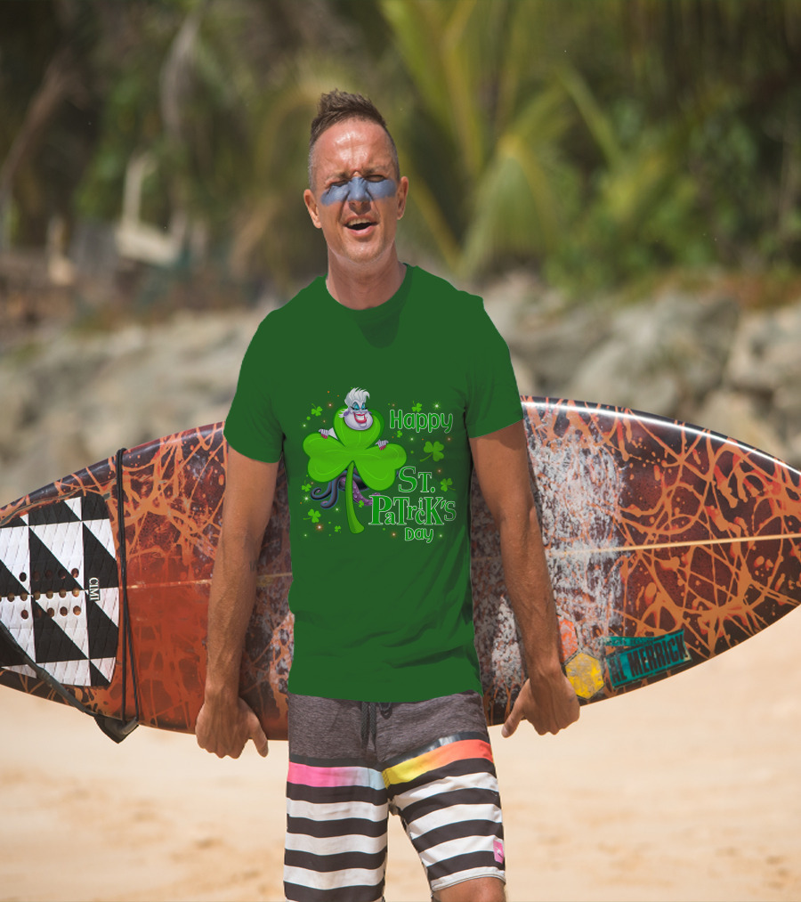 Happy St. Patrick's Day Ursula Shamrock T-Shirt