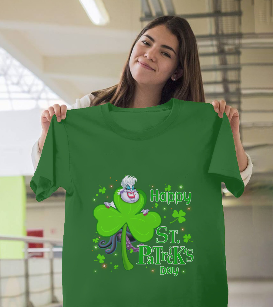 Happy St. Patrick's Day Ursula Shamrock T-Shirt