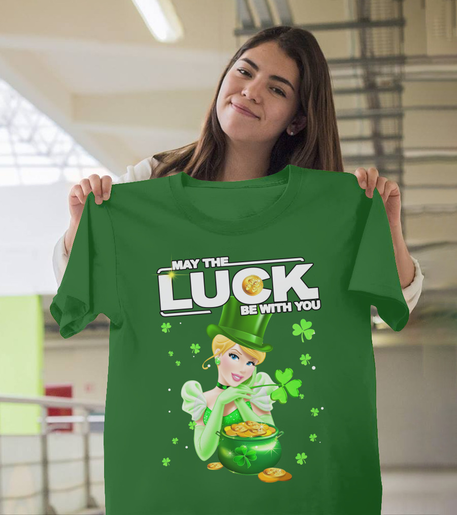 Cinderella May The Luck Be With You St. Patrick's Day T-Shirt