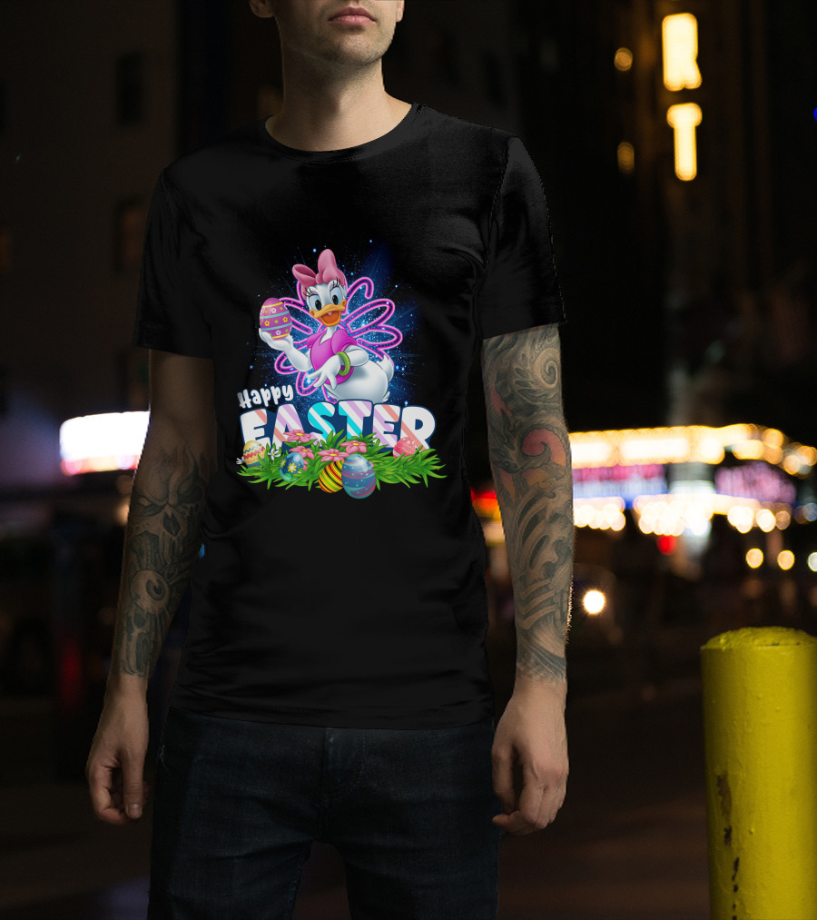 Happy Easter Daisy Duck Easter Eggs T-Shirt