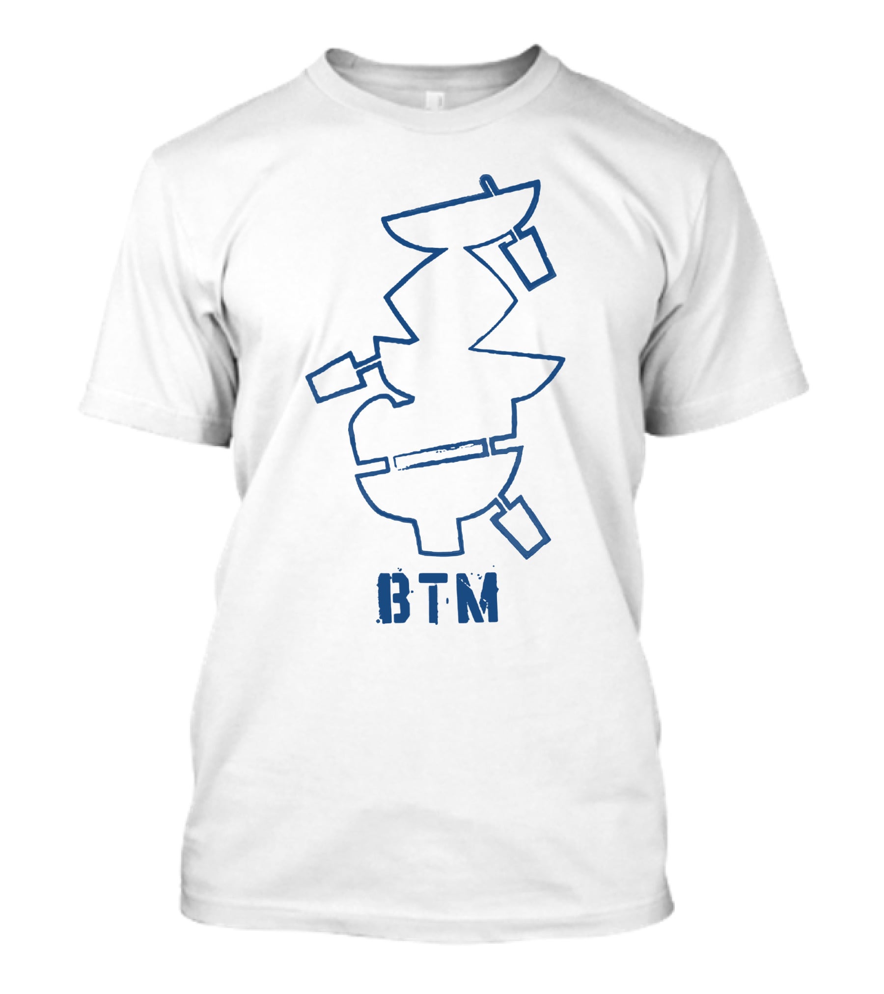 BTM Stacked Bowls Abstract Graphics T-Shirt