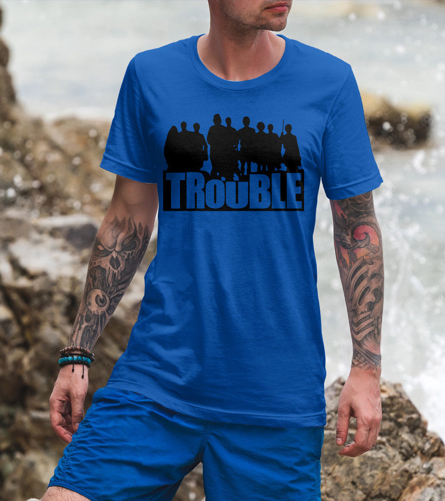 TROUBLE Silhouettes Ensemble T-Shirt