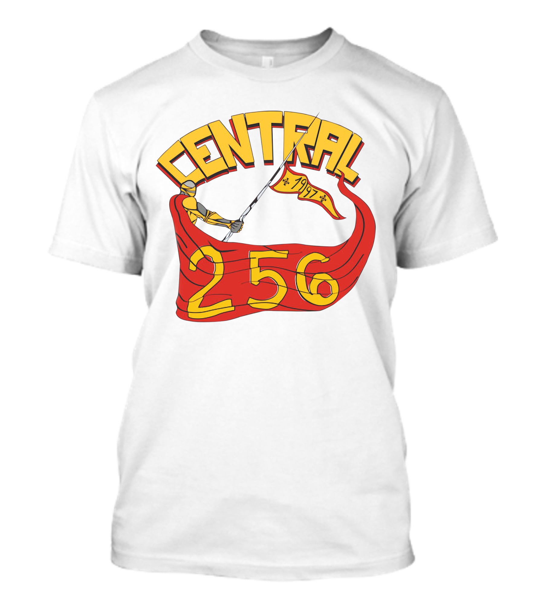CENTRAL 256 1977 Sword And Banner T-Shirt
