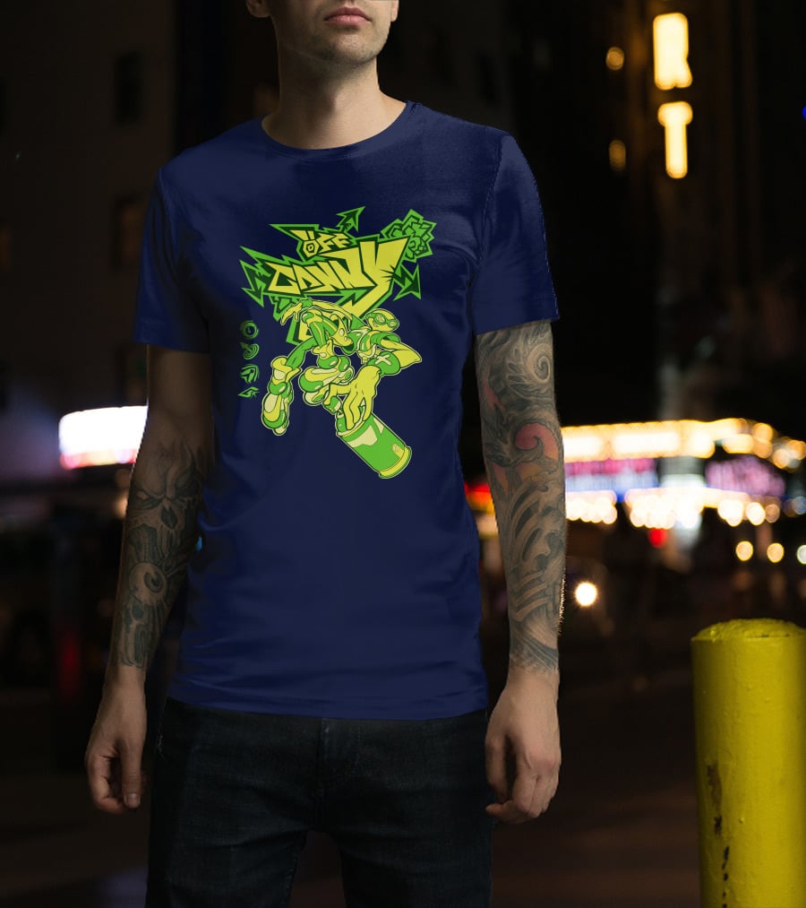 OFFCANNY New Merch Street Art Robot Graffiti T-Shirt