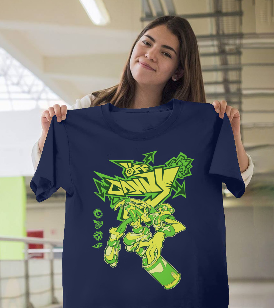 OFFCANNY New Merch Street Art Robot Graffiti T-Shirt