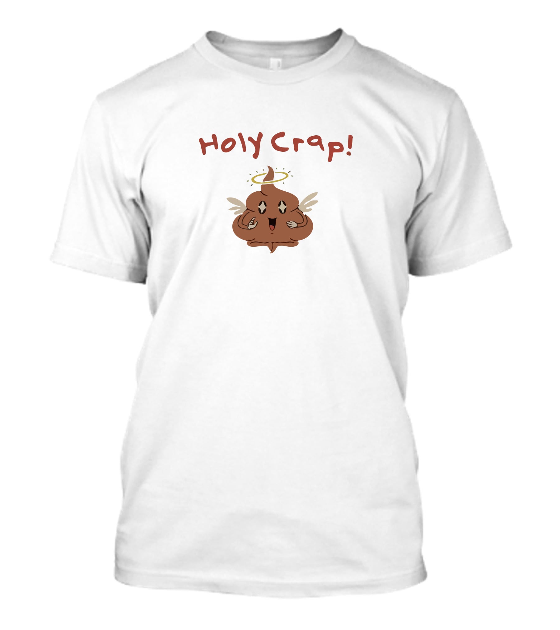 Holy Crap Angel Poop With Halo And Wings By Sharkrobot Vivziepop T-Shirt