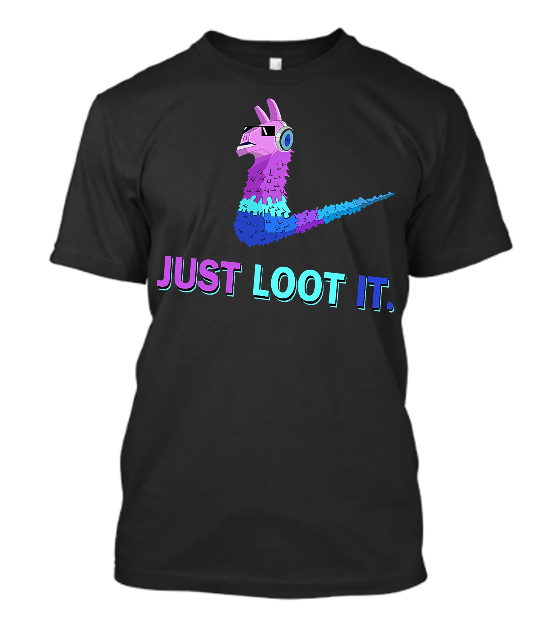 Just Loot It Llama Icon T-Shirt